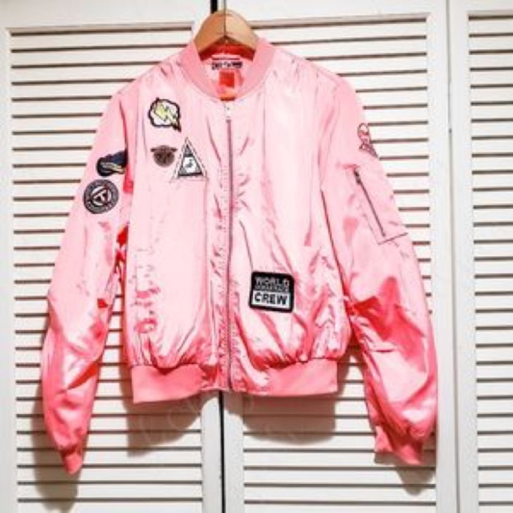 Pink Bomber Jacket